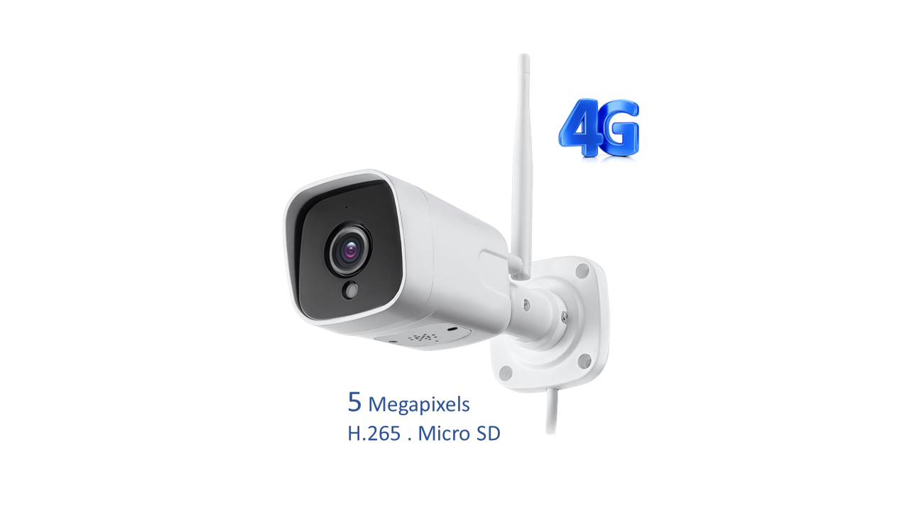 Caméra de surveillance exterieur 4G et WIFI sans fil avec
