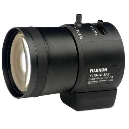 Objectif de caméra, 5-50 mm, auto iris focale variable.