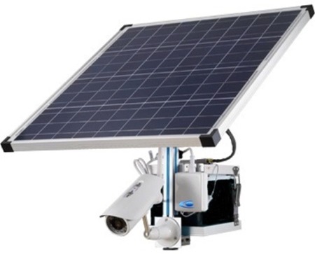 camera 3g a alimentation solaire pour suivi chantier