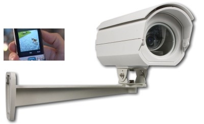 Caméra surveillance espion pour chantier