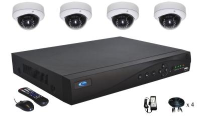 Kit éco vidéo surveillance 4 caméras pour magasin