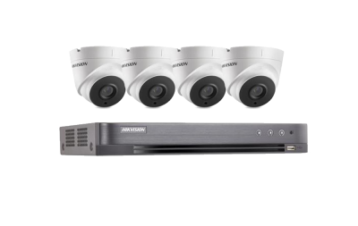 Kit videosurveillance 4 caméras HD 2 Mp POC, enregistreur Turbo HD DVR